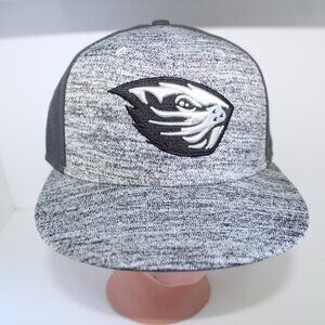 Oregon State Beavers Licensed Men's Nike True Cap Snapback Hat Flat Brim Gray